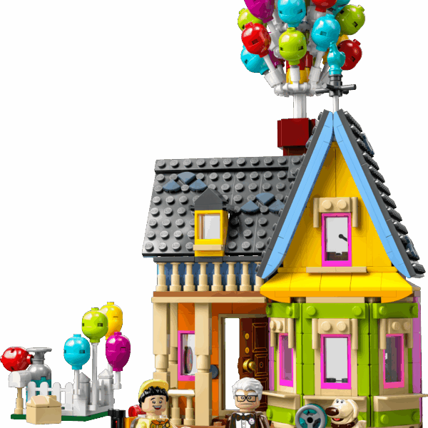 LEGO სახლი Disney მულტფილმი 'მაღლა' -დან